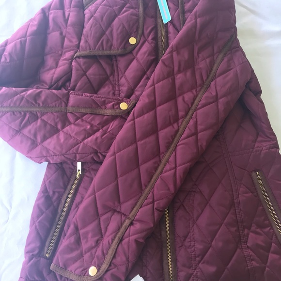 Copper Key Quilted Jacket for girls - Picture 4 of 8